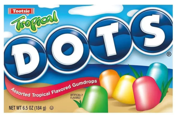 Tootsie Dots Tropical 184g
